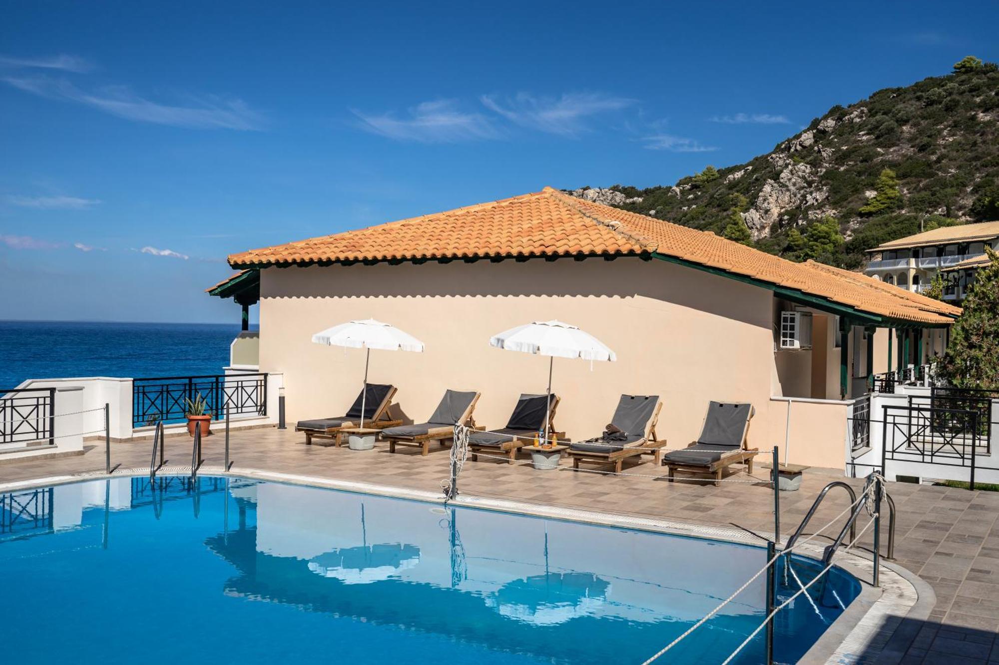 Sunset Premium Studio 8 Ayios Nikitas Bagian luar foto